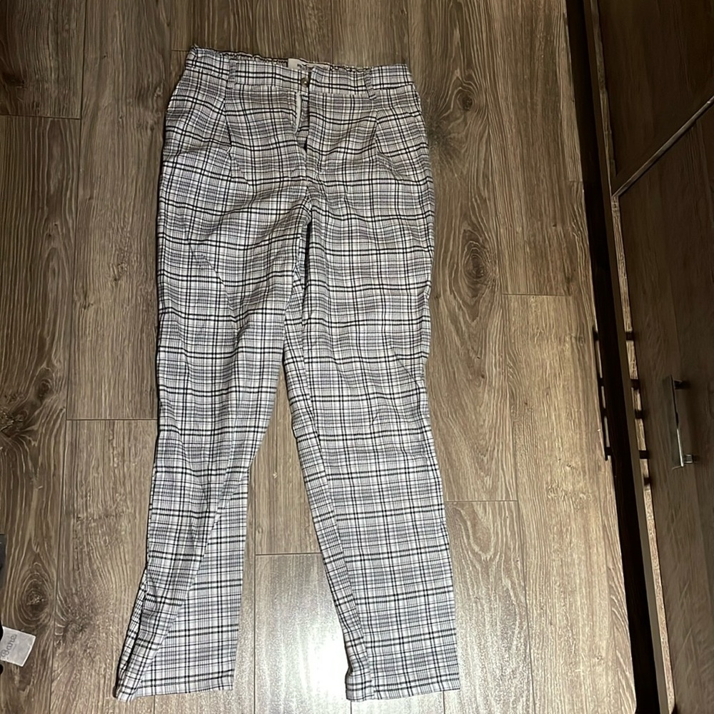 Hollister ultra high rise plaid pants